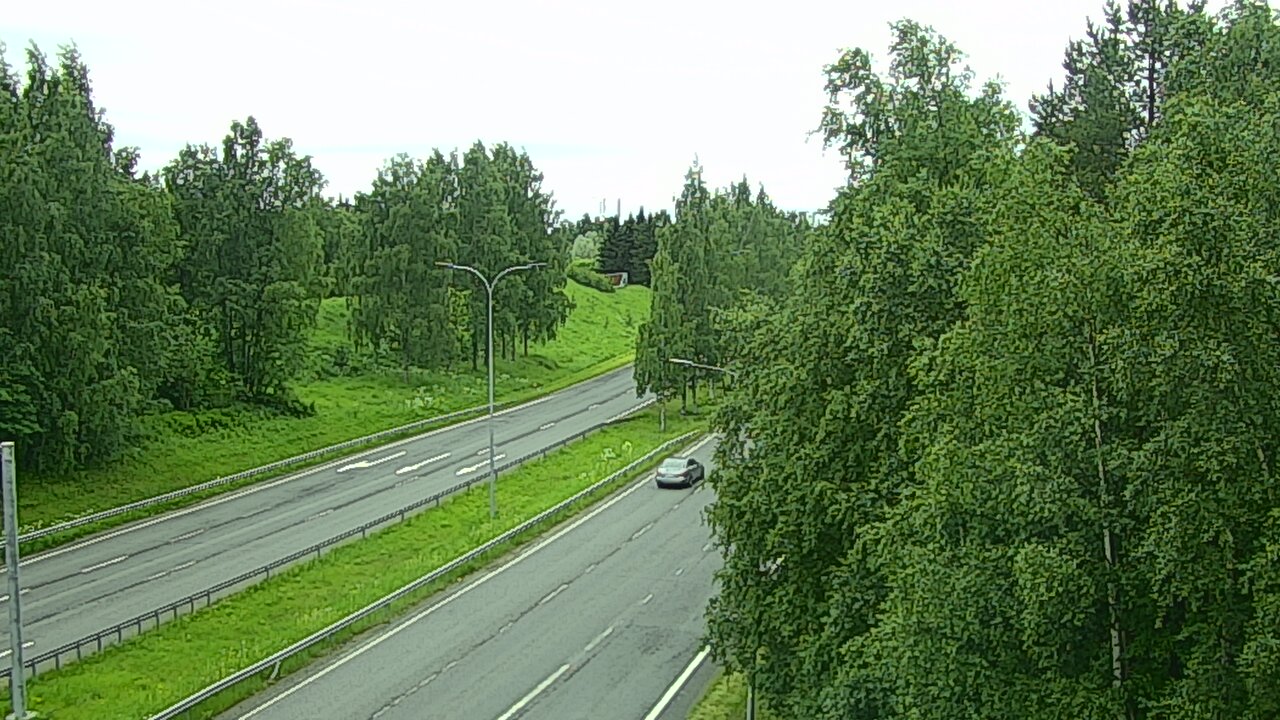 Weather Camera Image Väg 22 Uleåborg Raksila, Oulu, Pohjois-Pohjanmaa