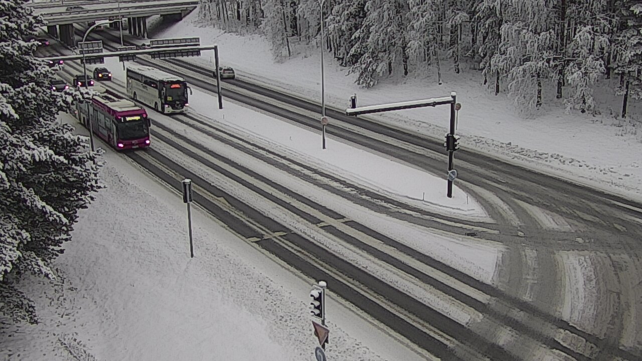 Weather Camera Image Väg 22 Uleåborg Raksila, Oulu, Pohjois-Pohjanmaa