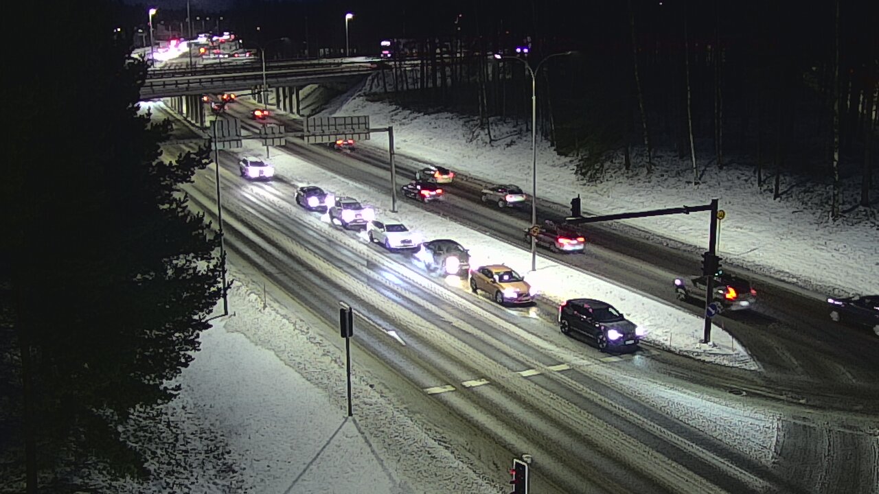 Weather Camera Image Väg 22 Uleåborg Raksila, Oulu, Pohjois-Pohjanmaa