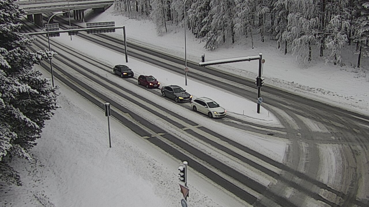 Weather Camera Image Väg 22 Uleåborg Raksila, Oulu, Pohjois-Pohjanmaa