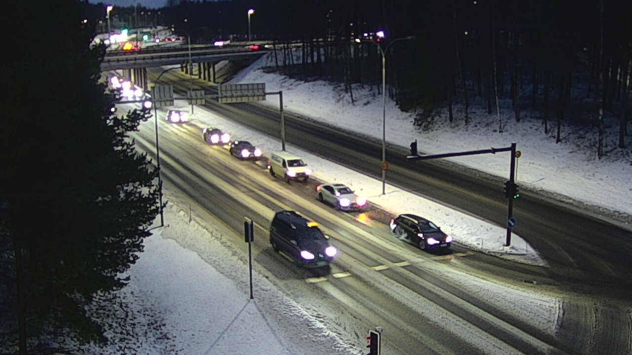 Weather Camera Image Väg 22 Uleåborg Raksila, Oulu, Pohjois-Pohjanmaa