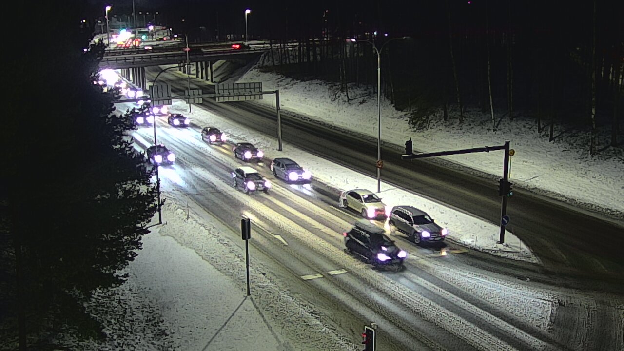 Weather Camera Image Väg 22 Uleåborg Raksila, Oulu, Pohjois-Pohjanmaa