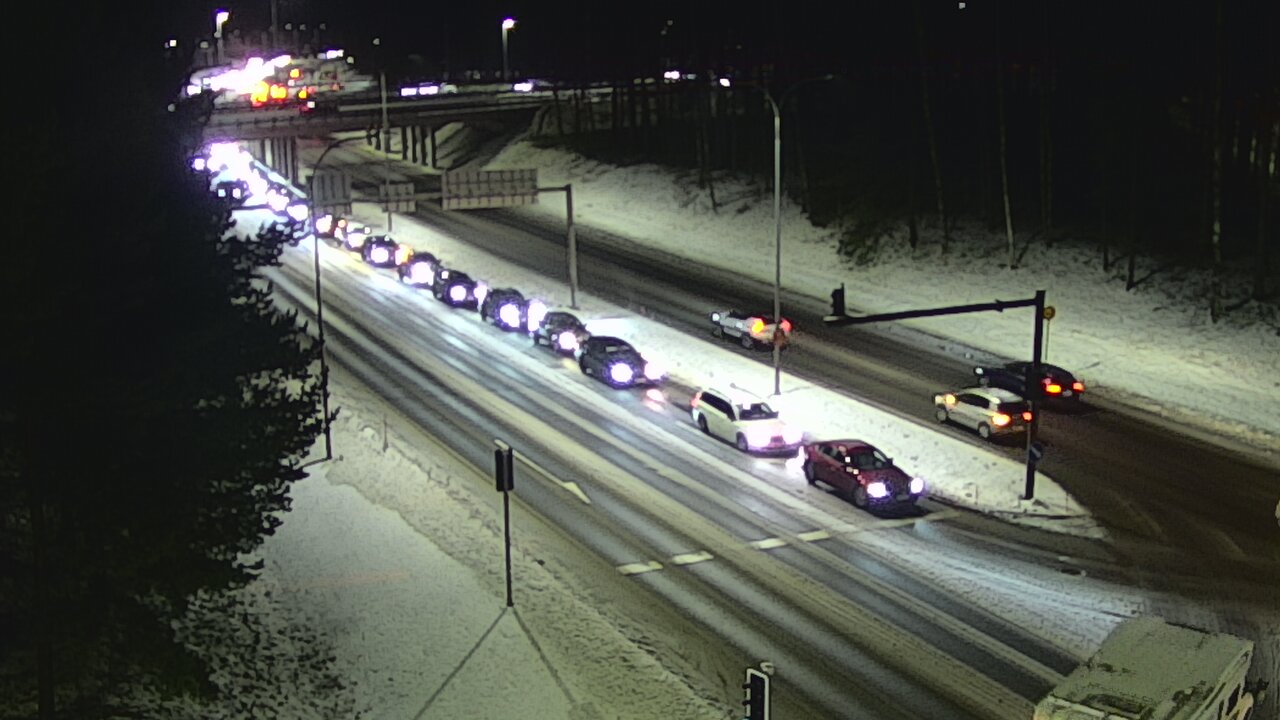 Weather Camera Image Väg 22 Uleåborg Raksila, Oulu, Pohjois-Pohjanmaa