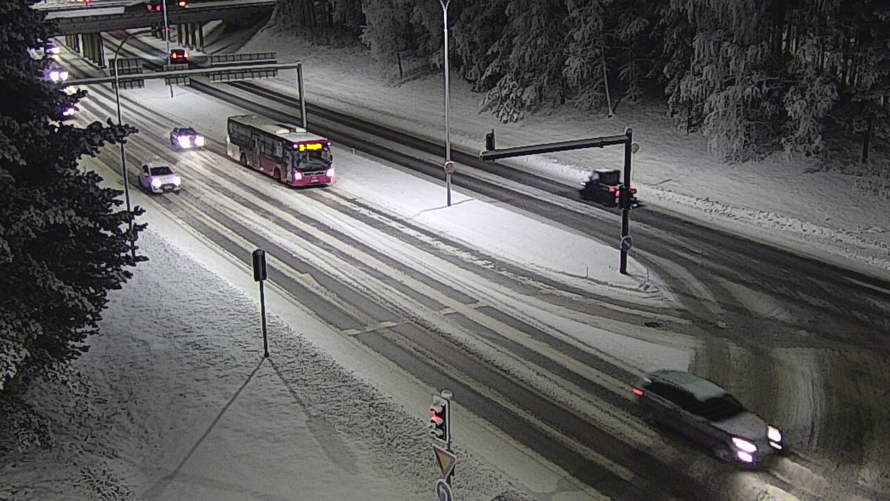 Weather Camera Image Väg 22 Uleåborg Raksila, Oulu, Pohjois-Pohjanmaa