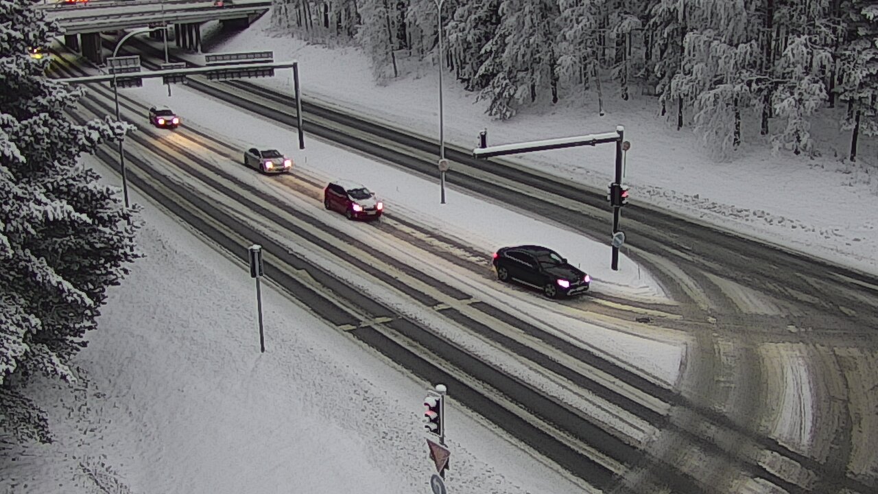 Weather Camera Image Väg 22 Uleåborg Raksila, Oulu, Pohjois-Pohjanmaa