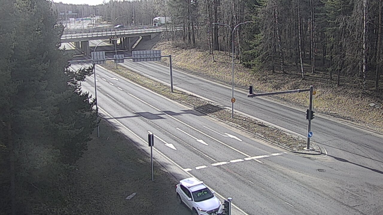 Weather Camera Image Väg 22 Uleåborg Raksila, Oulu, Pohjois-Pohjanmaa