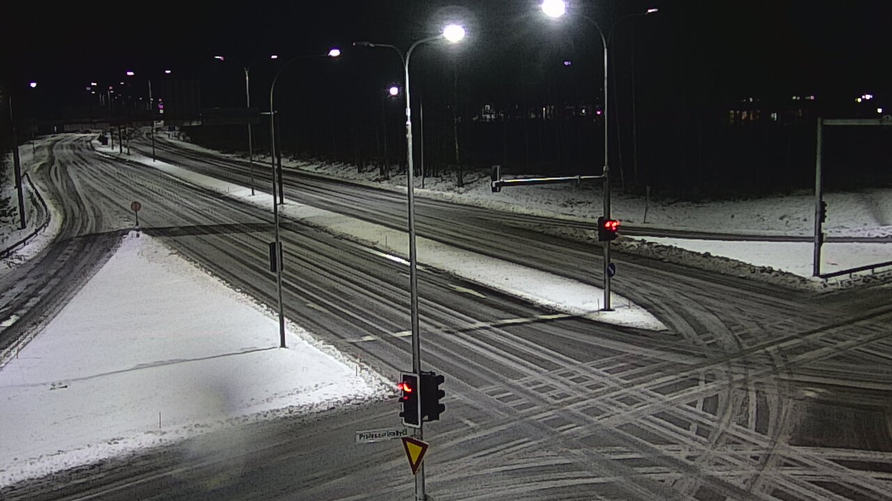 Weather Camera Image Väg 22 Uleåborg öst, Oulu, Pohjois-Pohjanmaa