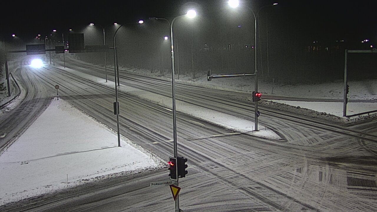 Weather Camera Image Väg 22 Uleåborg öst, Oulu, Pohjois-Pohjanmaa