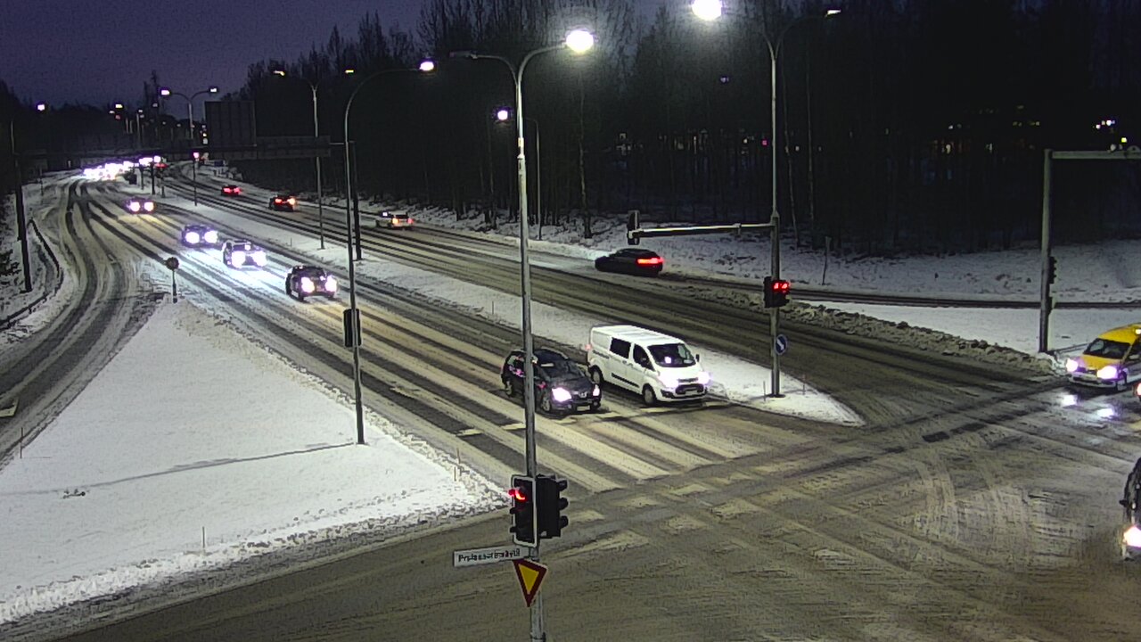 Weather Camera Image Väg 22 Uleåborg öst, Oulu, Pohjois-Pohjanmaa