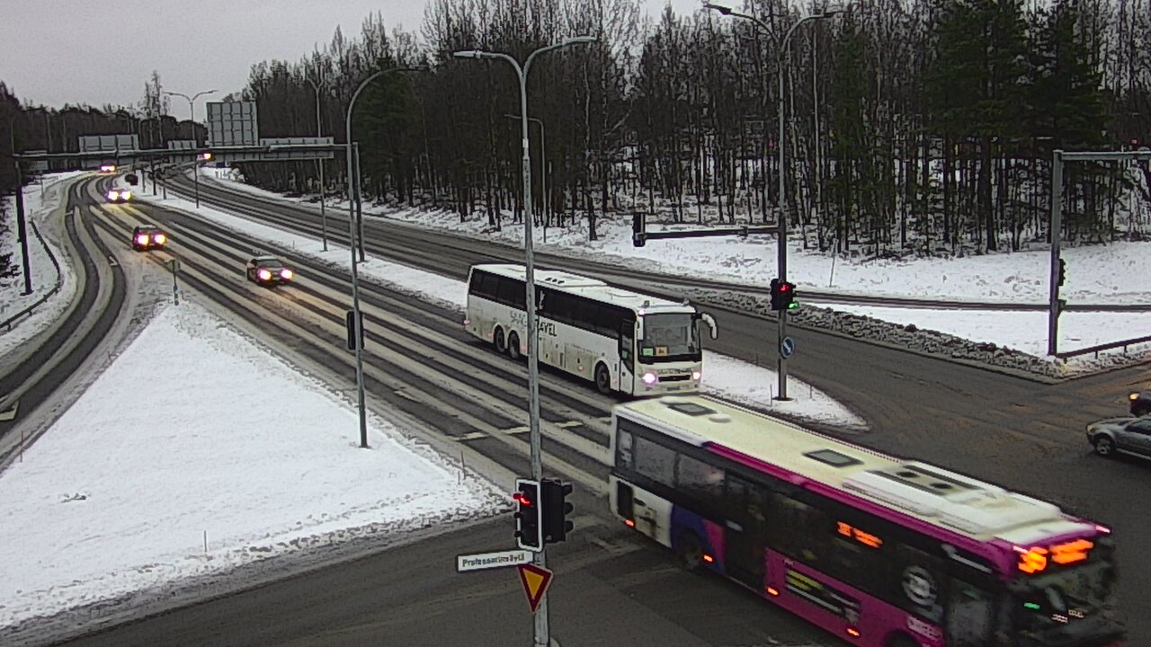 Weather Camera Image Väg 22 Uleåborg öst, Oulu, Pohjois-Pohjanmaa