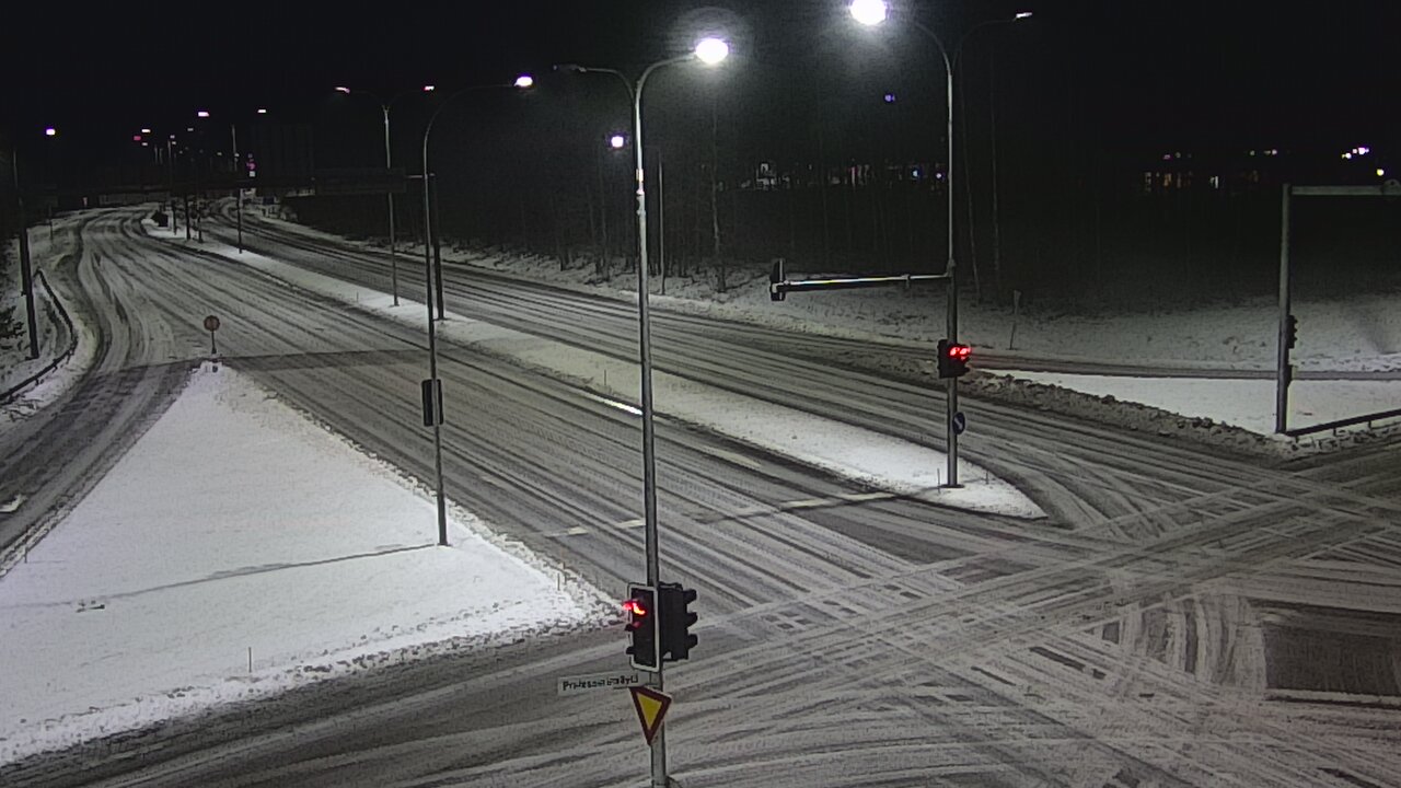 Weather Camera Image Väg 22 Uleåborg öst, Oulu, Pohjois-Pohjanmaa