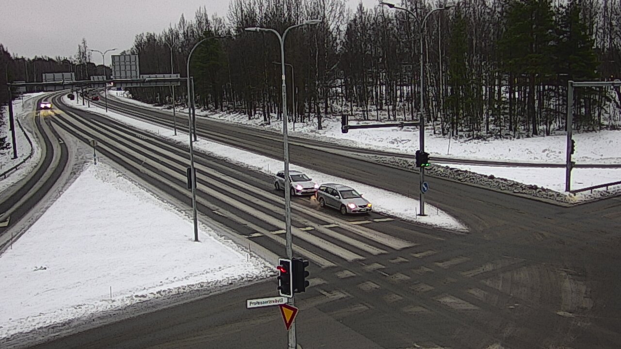 Weather Camera Image Väg 22 Uleåborg öst, Oulu, Pohjois-Pohjanmaa