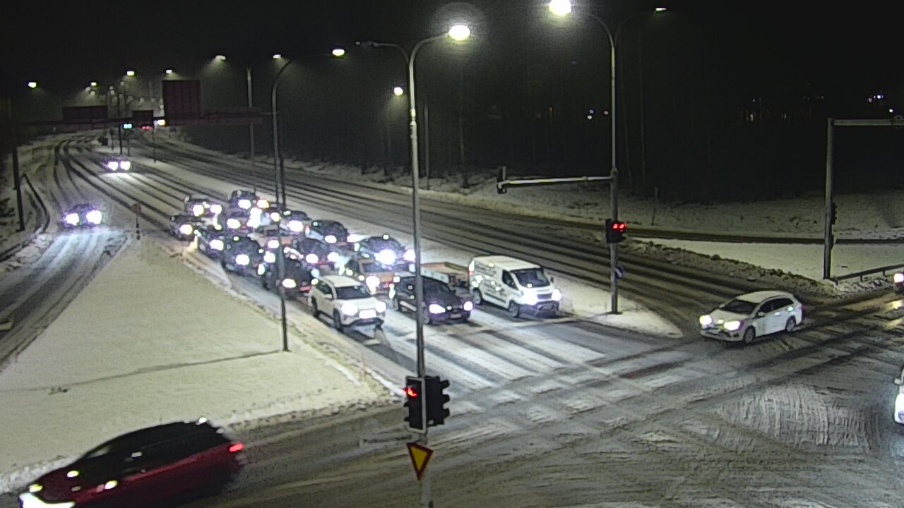 Weather Camera Image Väg 22 Uleåborg öst, Oulu, Pohjois-Pohjanmaa