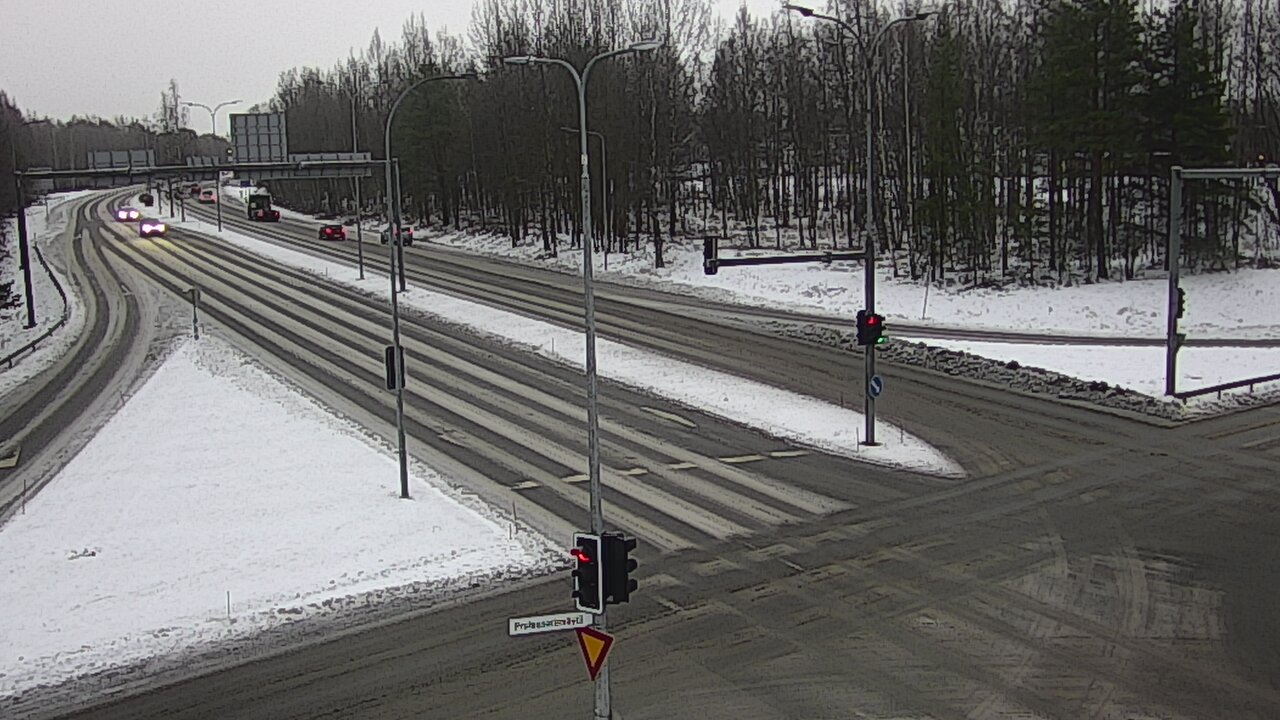 Weather Camera Image Väg 22 Uleåborg öst, Oulu, Pohjois-Pohjanmaa