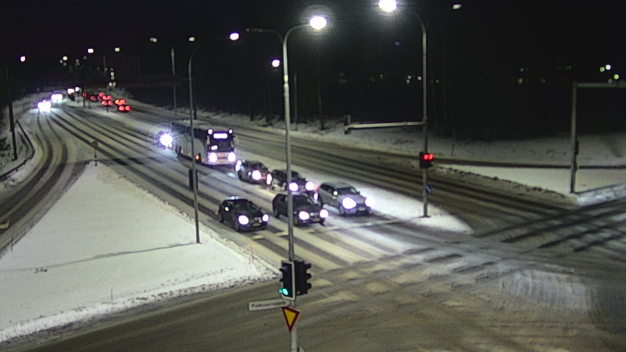 Weather Camera Image Väg 22 Uleåborg öst, Oulu, Pohjois-Pohjanmaa