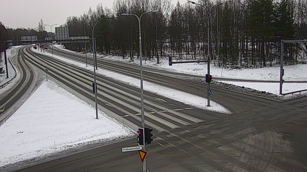 Weather Camera Image Väg 22 Uleåborg öst, Oulu, Pohjois-Pohjanmaa