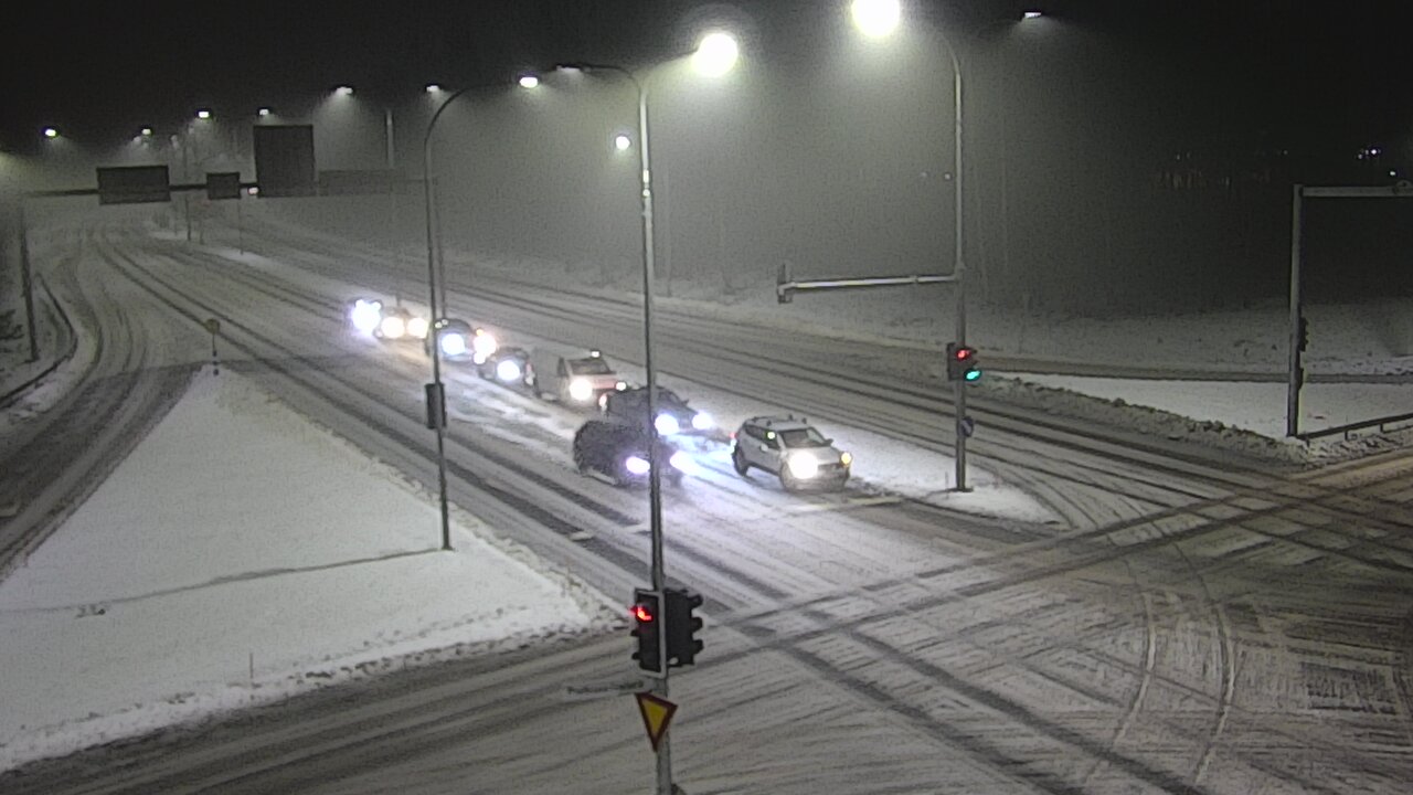 Weather Camera Image Väg 22 Uleåborg öst, Oulu, Pohjois-Pohjanmaa