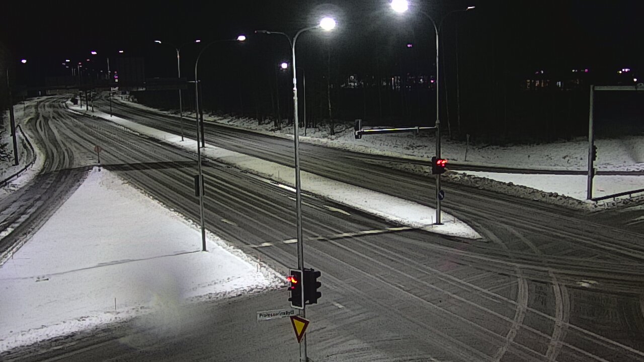 Weather Camera Image Väg 22 Uleåborg öst, Oulu, Pohjois-Pohjanmaa