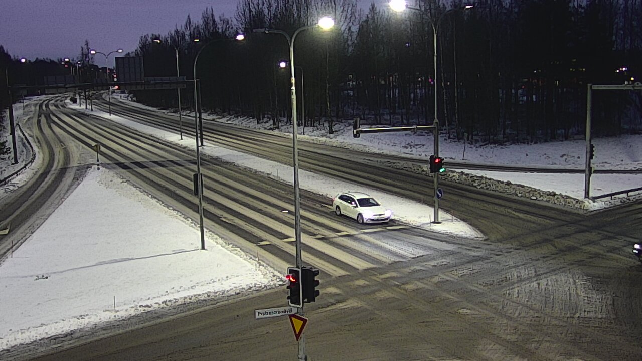 Weather Camera Image Väg 22 Uleåborg öst, Oulu, Pohjois-Pohjanmaa