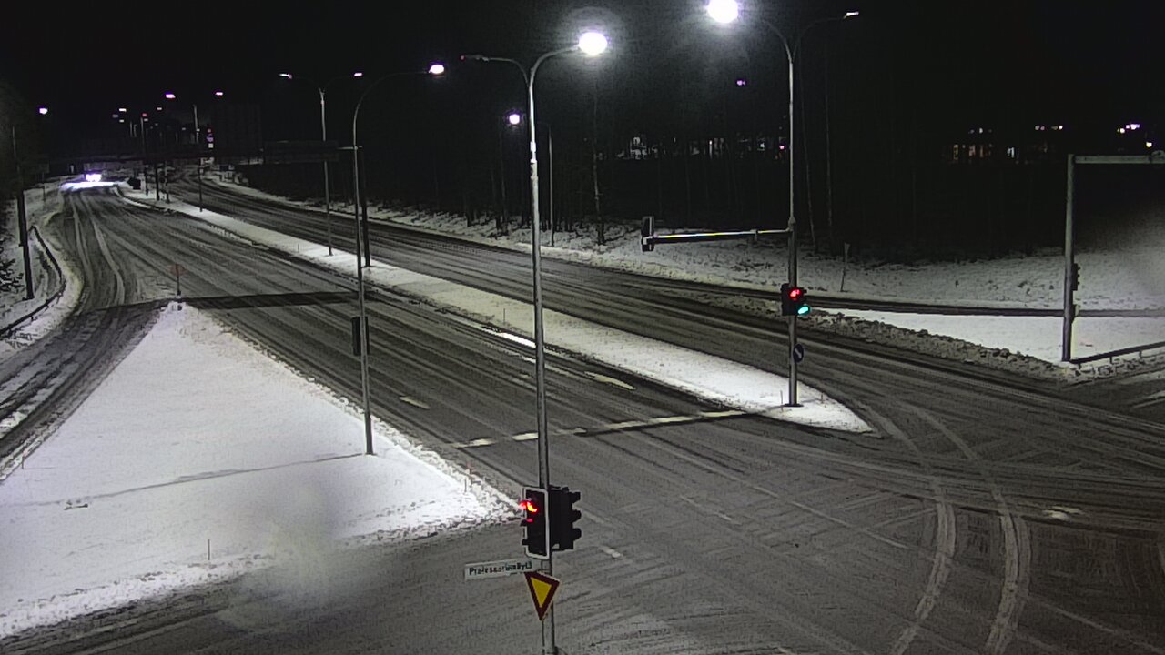 Weather Camera Image Väg 22 Uleåborg öst, Oulu, Pohjois-Pohjanmaa