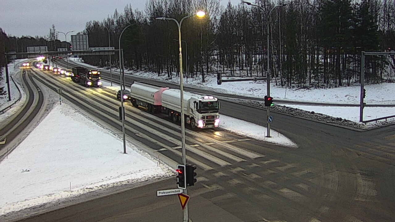 Weather Camera Image Väg 22 Uleåborg öst, Oulu, Pohjois-Pohjanmaa