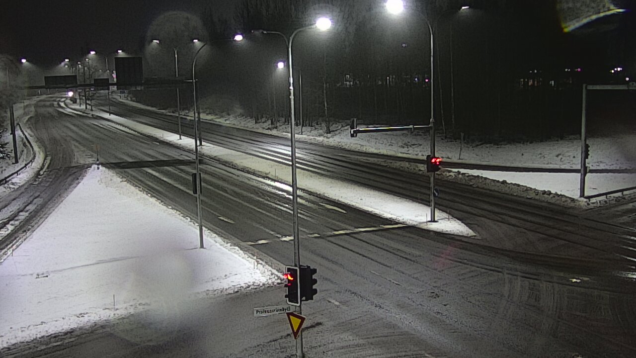 Weather Camera Image Väg 22 Uleåborg öst, Oulu, Pohjois-Pohjanmaa