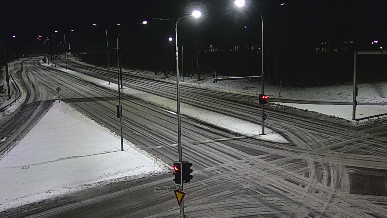 Weather Camera Image Väg 22 Uleåborg öst, Oulu, Pohjois-Pohjanmaa