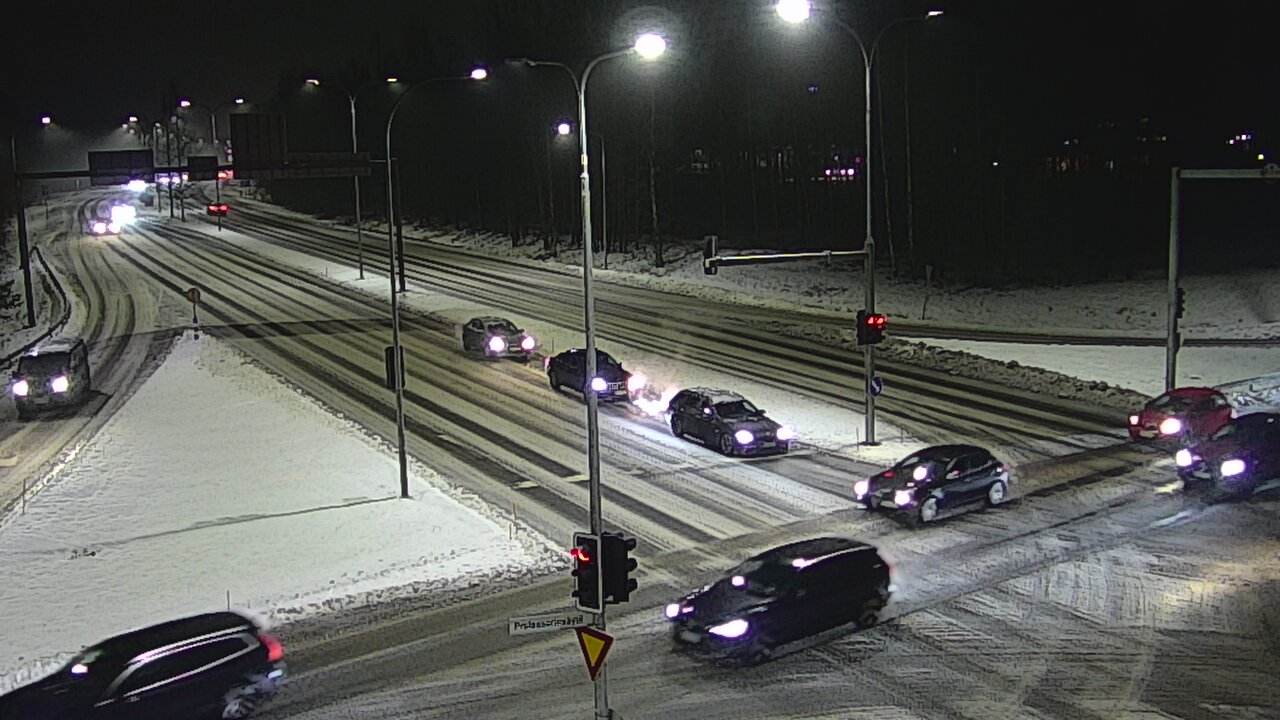 Weather Camera Image Väg 22 Uleåborg öst, Oulu, Pohjois-Pohjanmaa