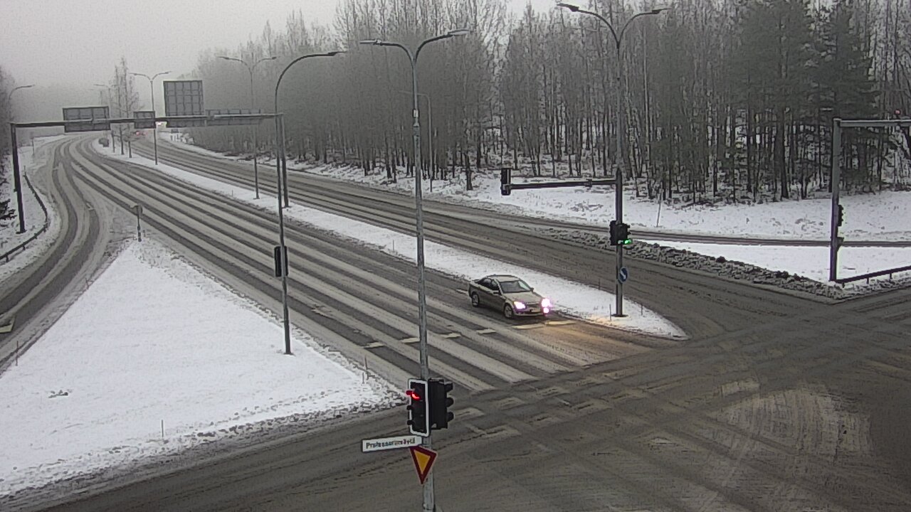 Weather Camera Image Väg 22 Uleåborg öst, Oulu, Pohjois-Pohjanmaa