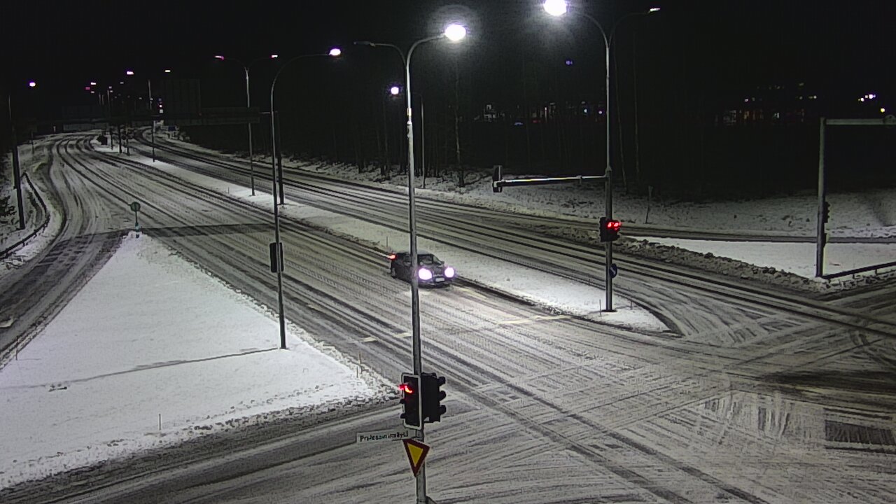 Weather Camera Image Väg 22 Uleåborg öst, Oulu, Pohjois-Pohjanmaa