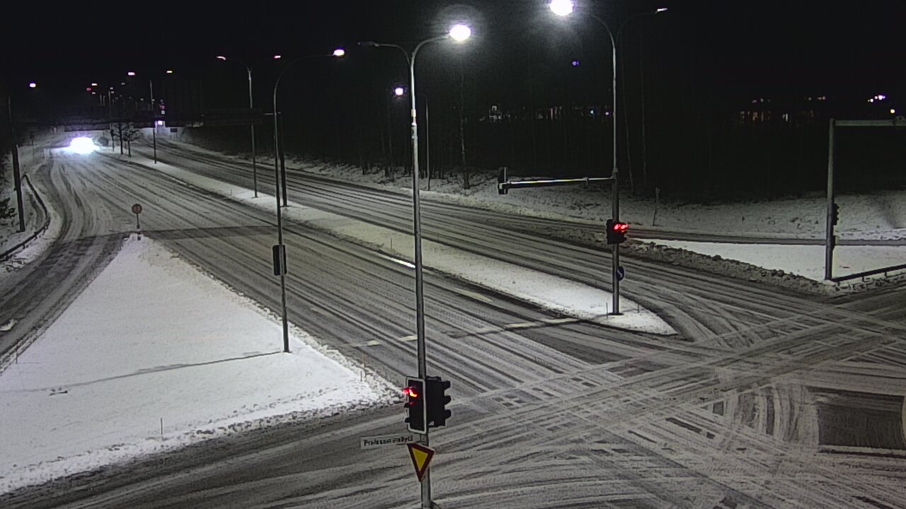 Weather Camera Image Väg 22 Uleåborg öst, Oulu, Pohjois-Pohjanmaa