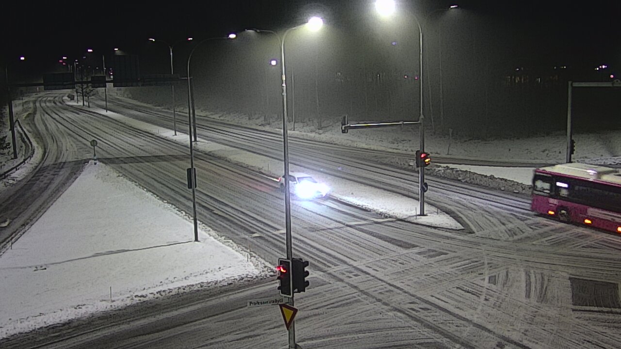 Weather Camera Image Väg 22 Uleåborg öst, Oulu, Pohjois-Pohjanmaa