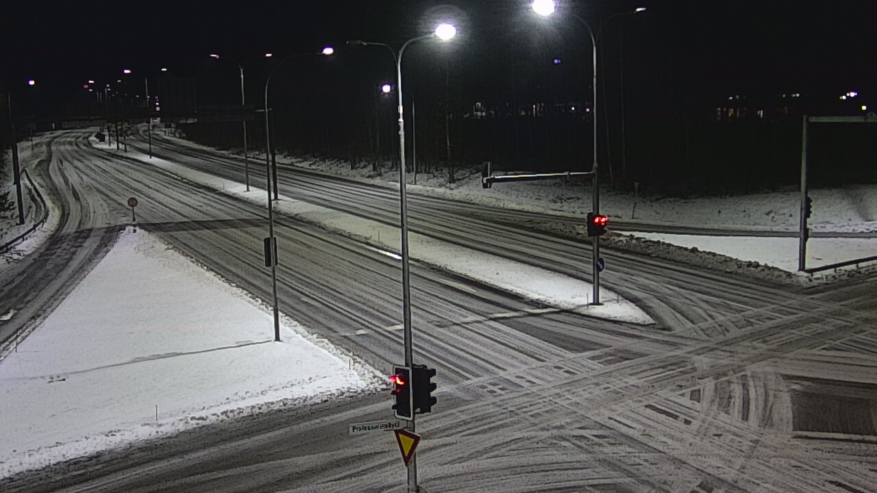 Weather Camera Image Väg 22 Uleåborg öst, Oulu, Pohjois-Pohjanmaa