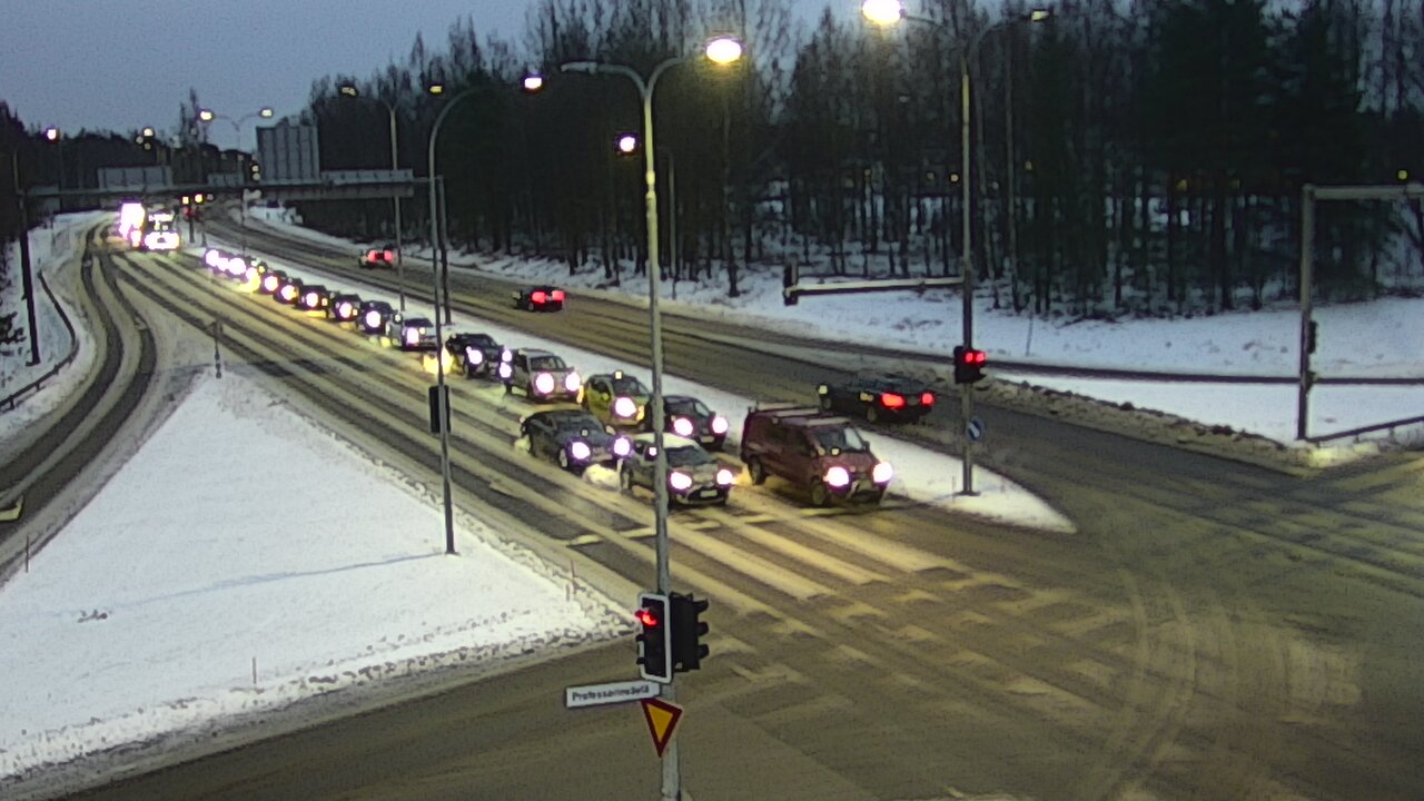 Weather Camera Image Väg 22 Uleåborg öst, Oulu, Pohjois-Pohjanmaa