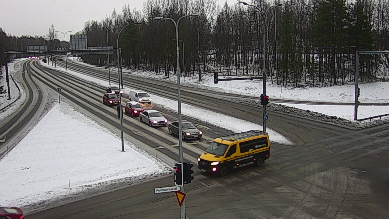 Weather Camera Image Väg 22 Uleåborg öst, Oulu, Pohjois-Pohjanmaa