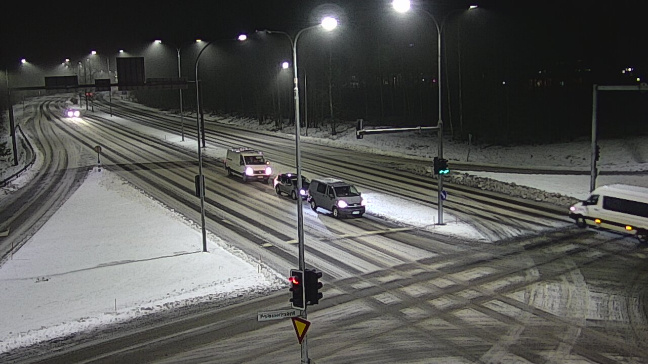 Weather Camera Image Väg 22 Uleåborg öst, Oulu, Pohjois-Pohjanmaa