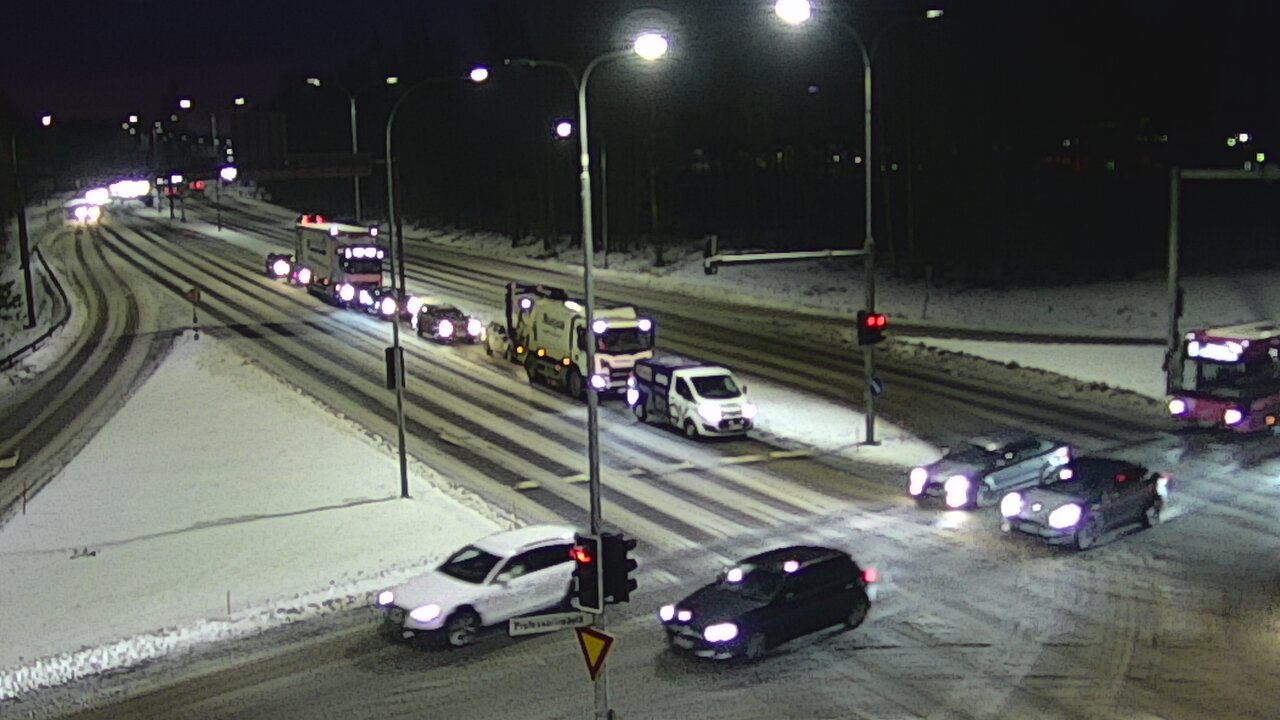 Weather Camera Image Väg 22 Uleåborg öst, Oulu, Pohjois-Pohjanmaa