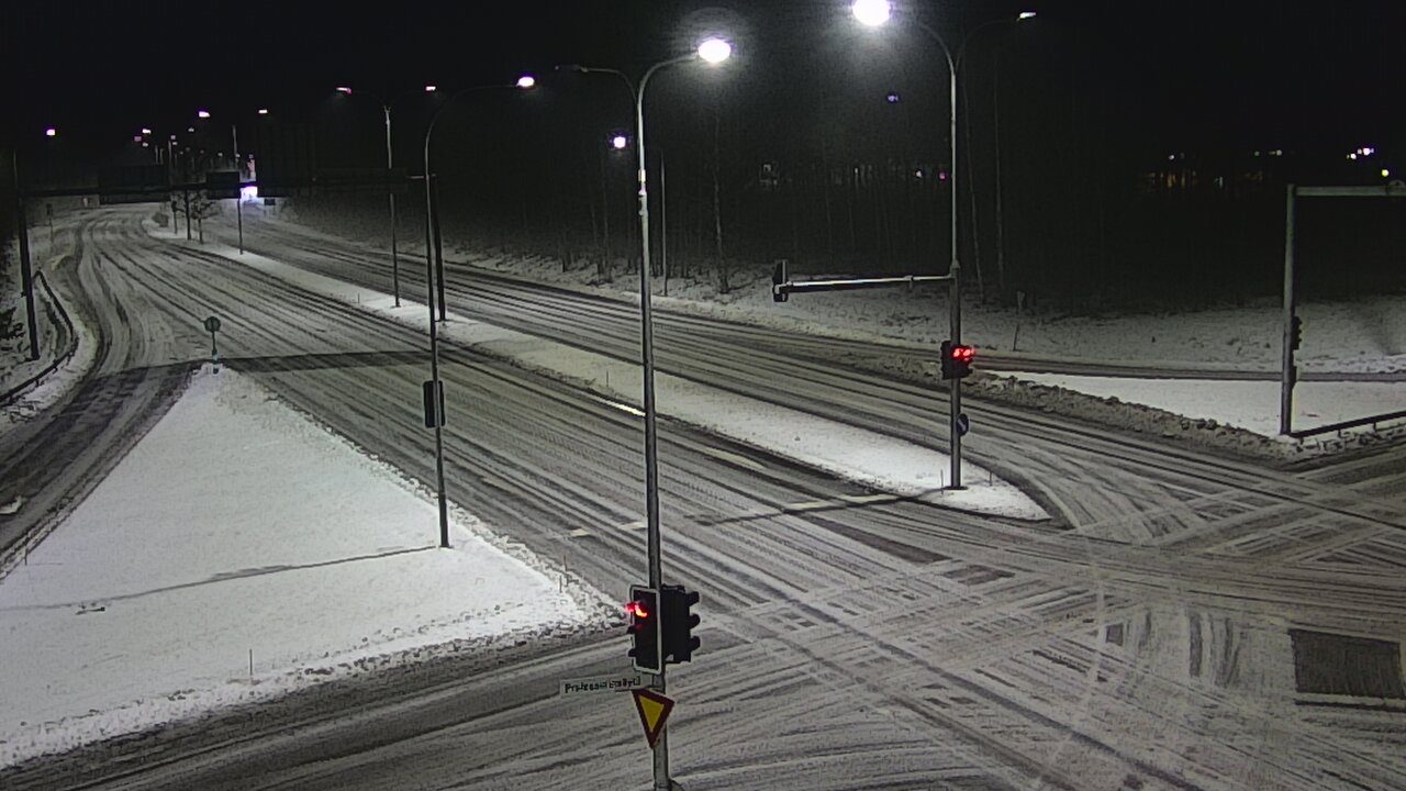 Weather Camera Image Väg 22 Uleåborg öst, Oulu, Pohjois-Pohjanmaa