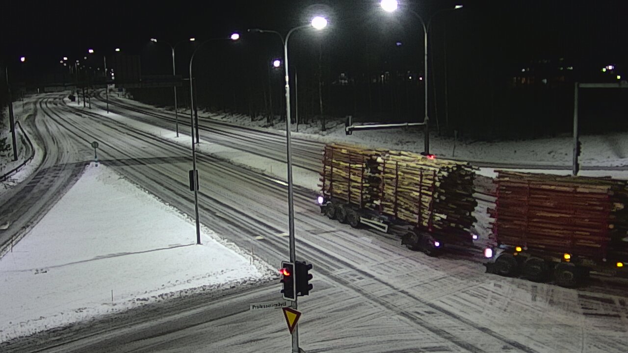 Weather Camera Image Väg 22 Uleåborg öst, Oulu, Pohjois-Pohjanmaa