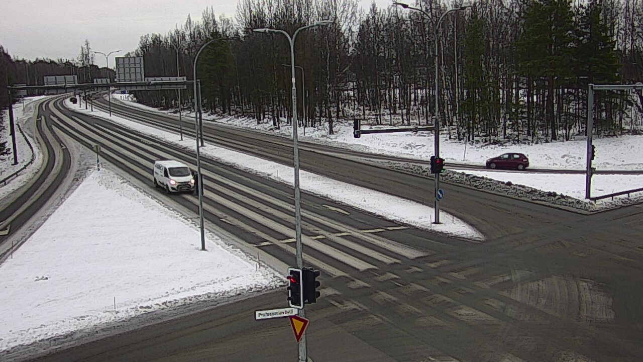 Weather Camera Image Väg 22 Uleåborg öst, Oulu, Pohjois-Pohjanmaa
