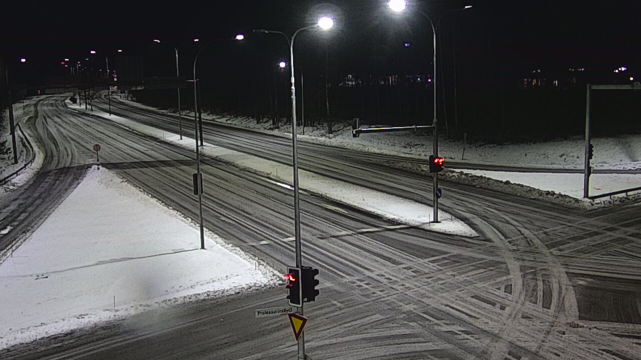 Weather Camera Image Väg 22 Uleåborg öst, Oulu, Pohjois-Pohjanmaa