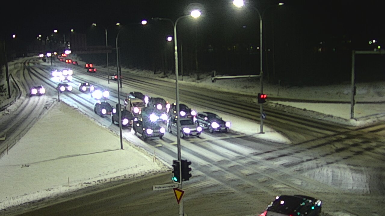 Weather Camera Image Väg 22 Uleåborg öst, Oulu, Pohjois-Pohjanmaa