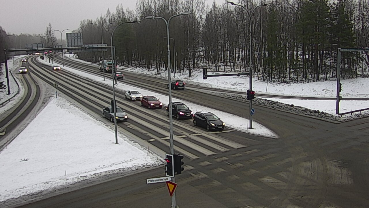 Weather Camera Image Väg 22 Uleåborg öst, Oulu, Pohjois-Pohjanmaa