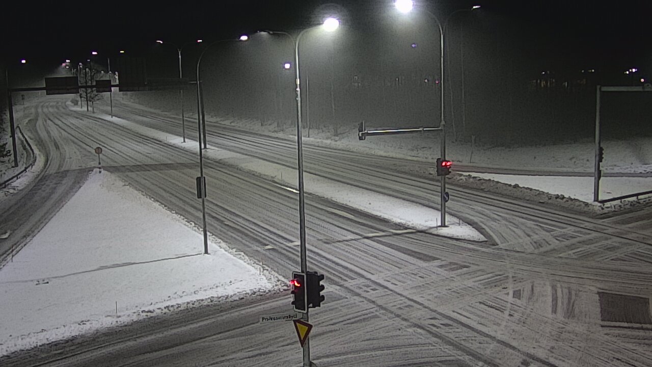 Weather Camera Image Väg 22 Uleåborg öst, Oulu, Pohjois-Pohjanmaa