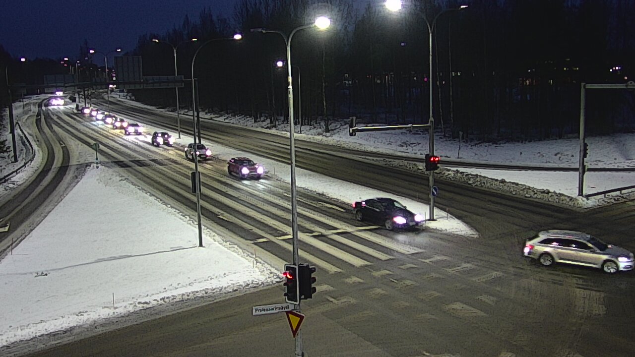 Weather Camera Image Väg 22 Uleåborg öst, Oulu, Pohjois-Pohjanmaa