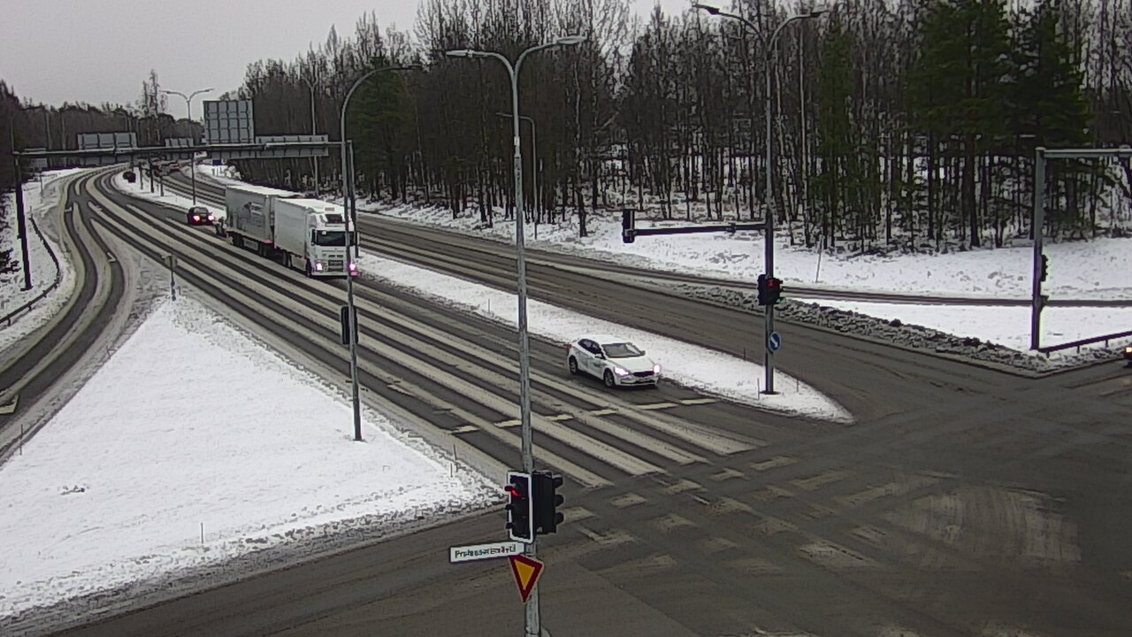 Weather Camera Image Väg 22 Uleåborg öst, Oulu, Pohjois-Pohjanmaa