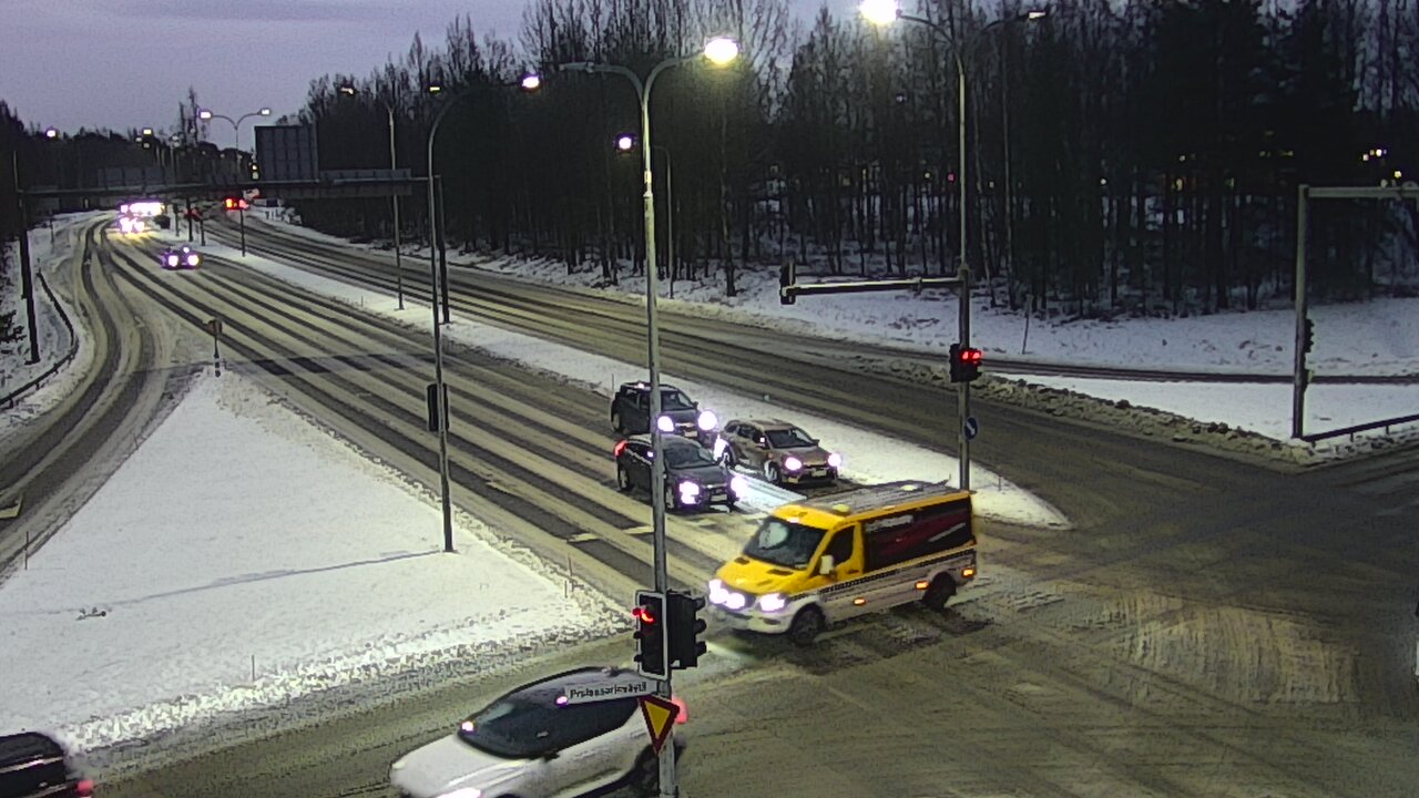 Weather Camera Image Väg 22 Uleåborg öst, Oulu, Pohjois-Pohjanmaa