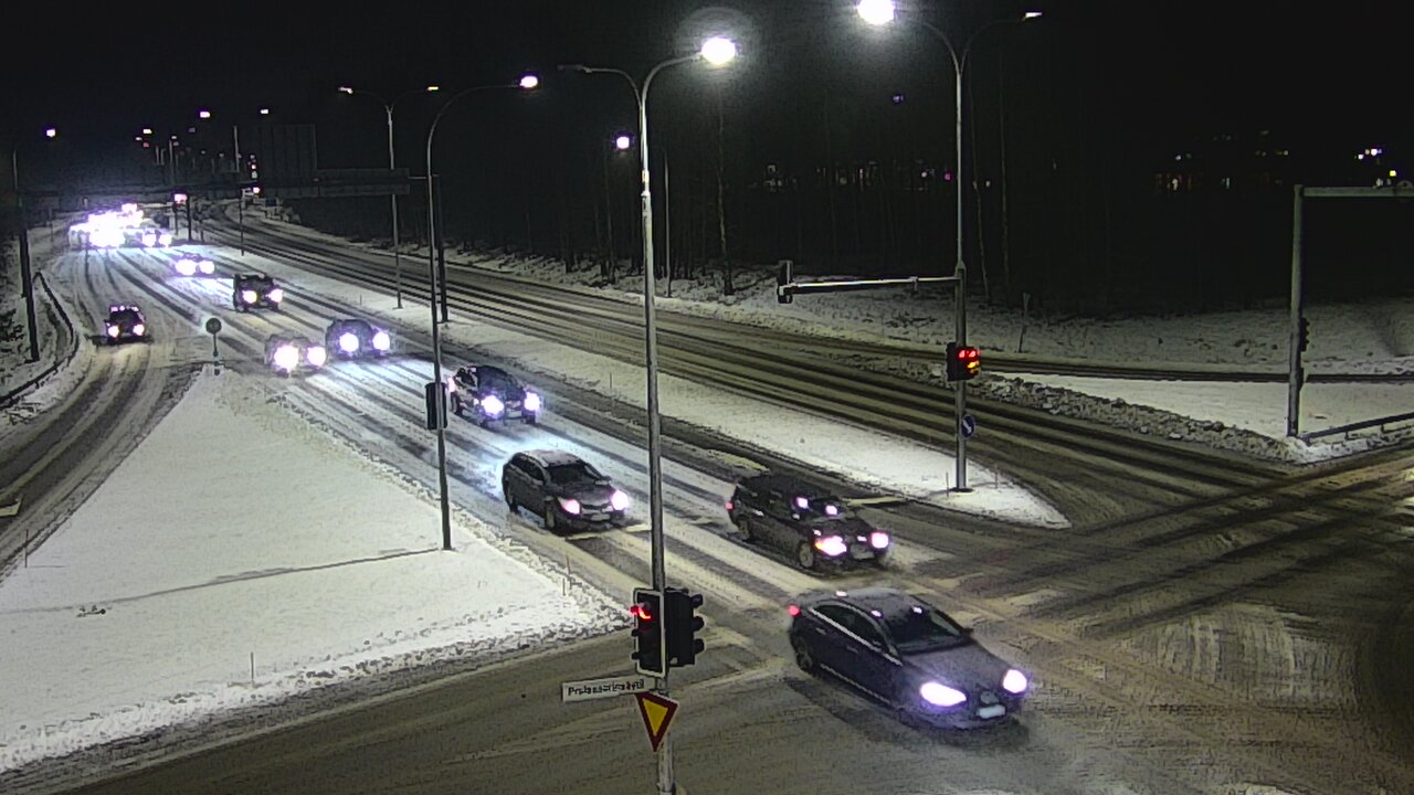 Weather Camera Image Väg 22 Uleåborg öst, Oulu, Pohjois-Pohjanmaa