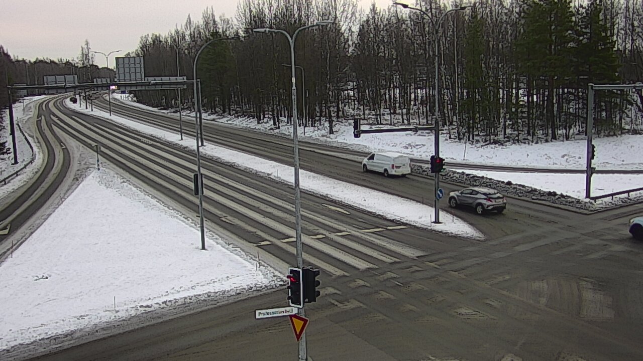 Weather Camera Image Väg 22 Uleåborg öst, Oulu, Pohjois-Pohjanmaa