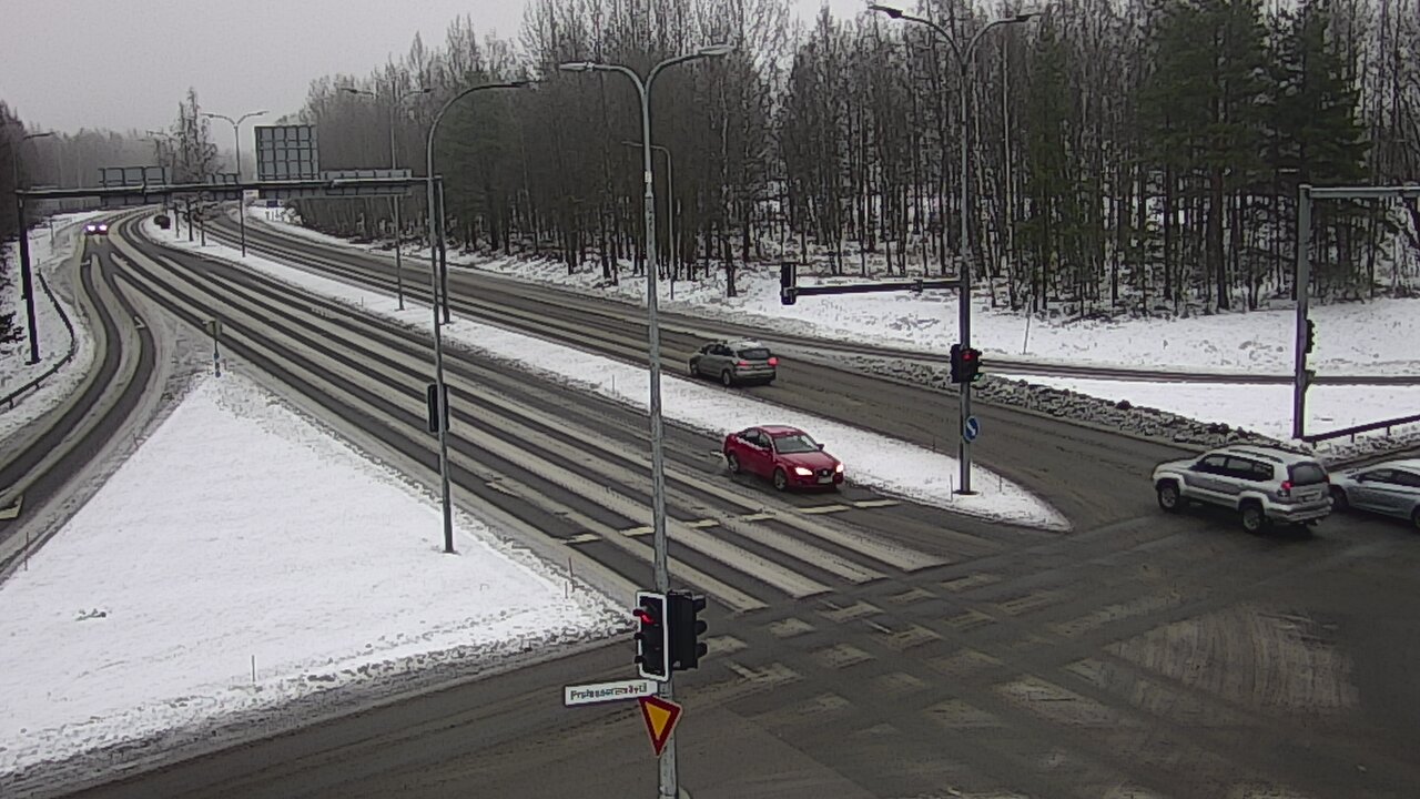 Weather Camera Image Väg 22 Uleåborg öst, Oulu, Pohjois-Pohjanmaa